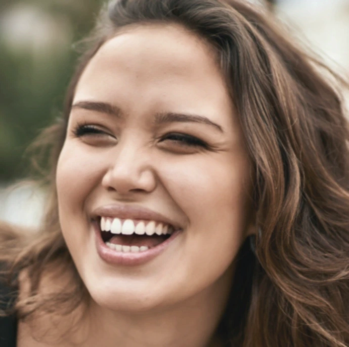Smiling Woman Dental Result