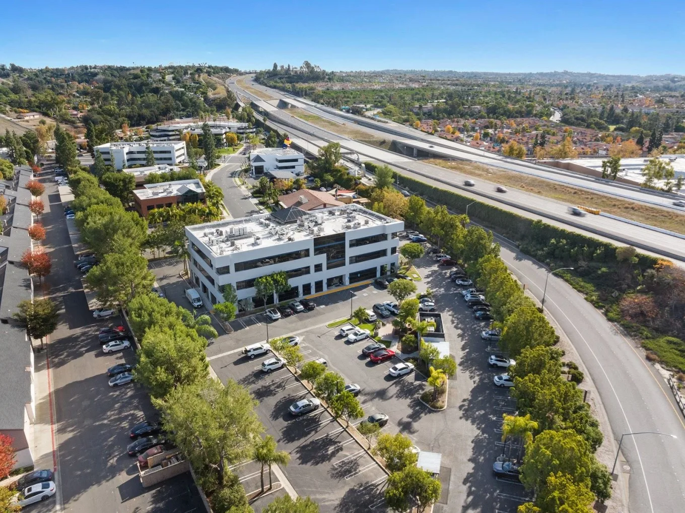 Dental office Mission Viejo CA Areal Shot