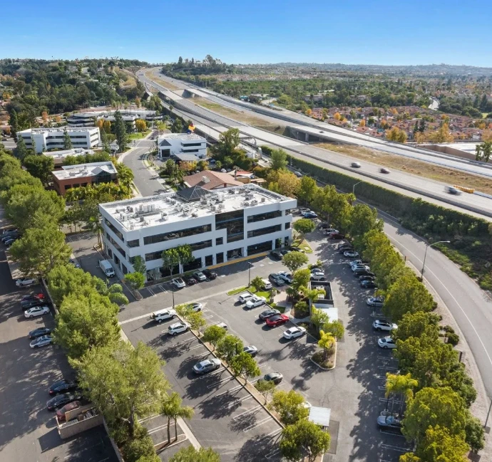 Dental office Mission Viejo CA Areal Shot